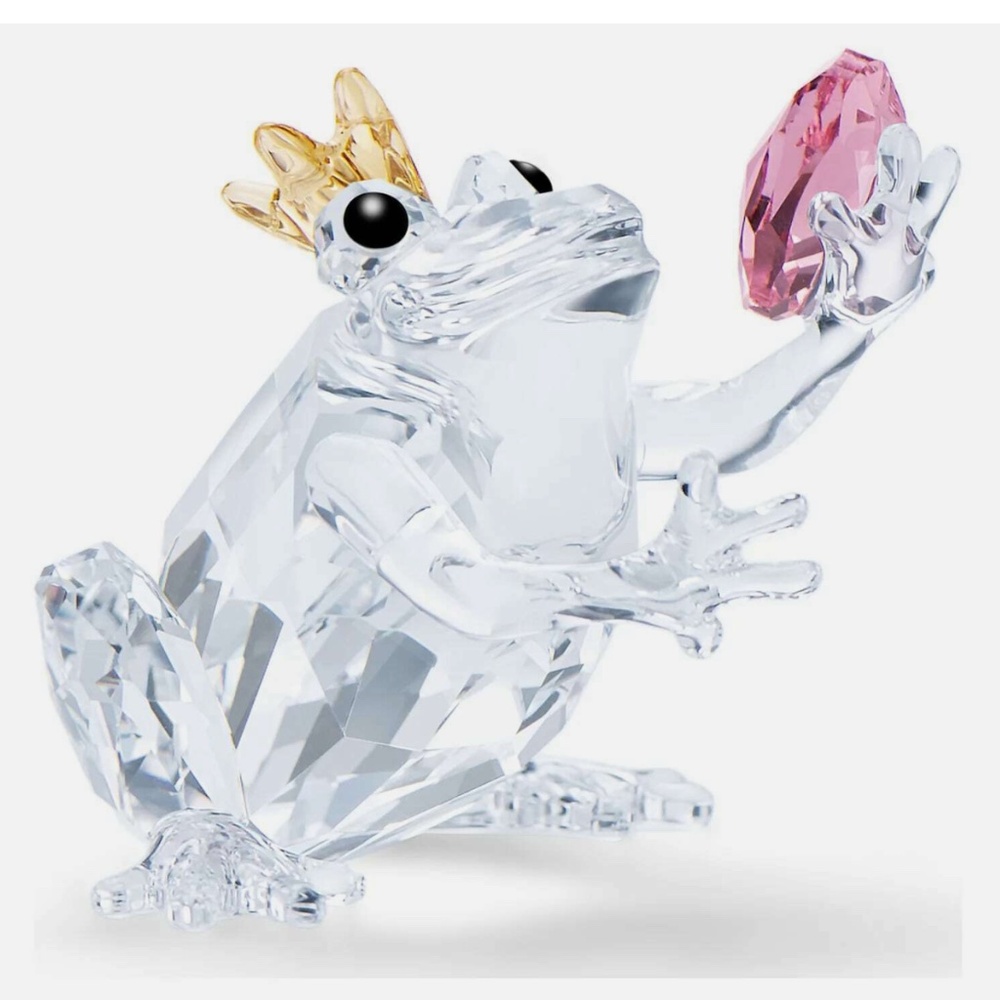 Swarovski Crystal With Love Collection Frog Prince Figurine - Perfect condition